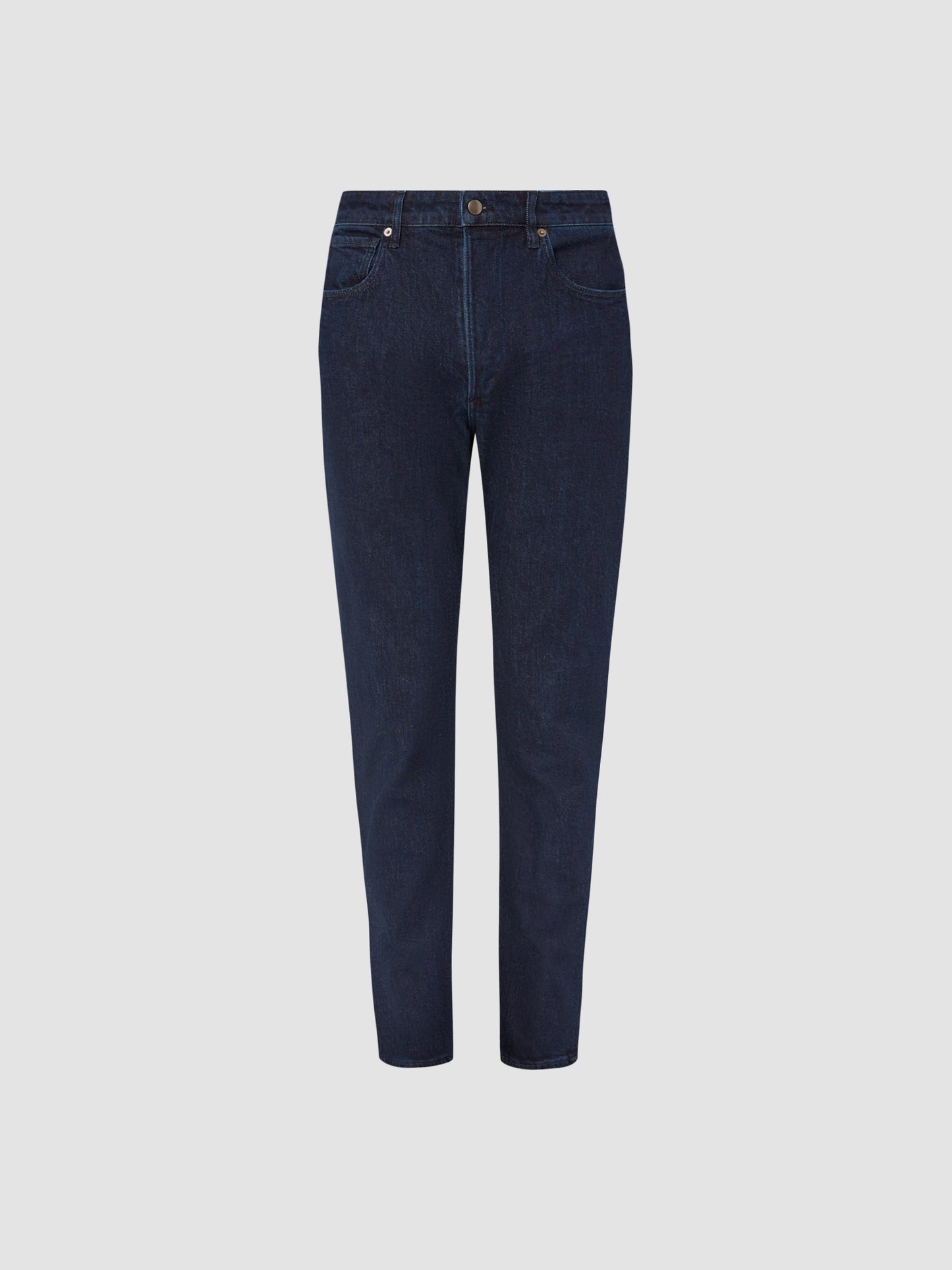 Five Pocket Denim Jeans Dark Wash Product Image